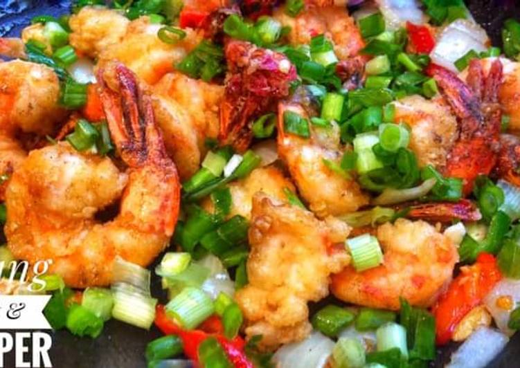 YUK DICOBA! Resep Rahasia Udang salt and pepper | udang garam dan lada