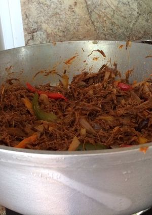 Una foto de Aporrea de tasajo