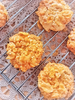 Foto resep Corn Flakes Cookies & Palm Sugar Cookies (1 adonan 2 rasa)