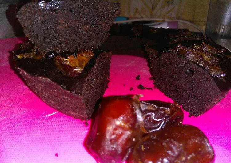 Resep Kurma brownis praktis (serba 6 sendok) yang Enak Banget