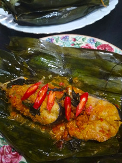 Foto resep Pepes ikan patin