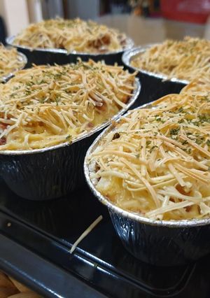 Foto resep Savoury Bread Pudding