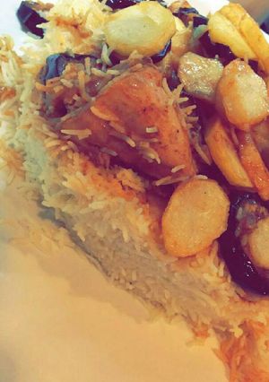 صورة لوصفة مقلوبه الدجاج 🍗🍚