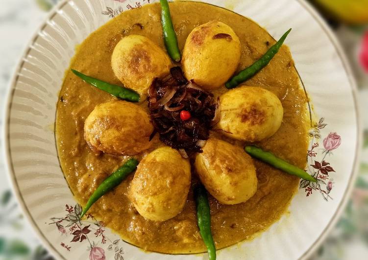 Recipe of ডিমের কোরমা in 29 Minutes for Family