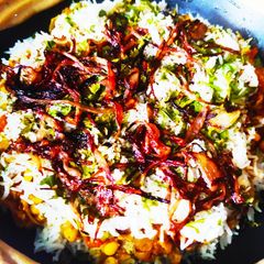 A picture of Daal Biryani.