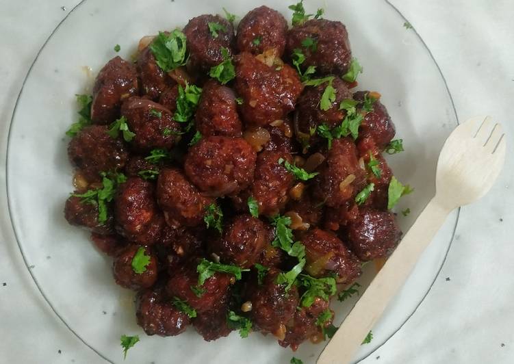 Beetroot + Mix veg. Manchurian