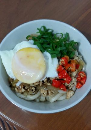 Foto resep Udon Ayam Blackpepper