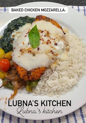 A picture of Baked Chicken Mozzarella:.