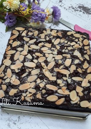 Foto resep Brownies Coklat Moist yummy no Bp & Soda kue #Pr_BrowniesDcc#