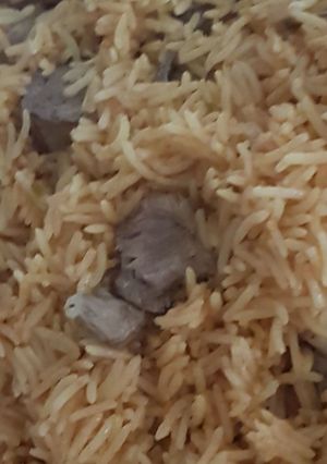 صورة لوصفة كبسة اللحم