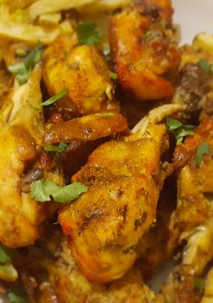A picture of Chicken steam tikka.