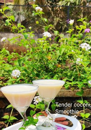 A picture of Tender coconut smoothie.