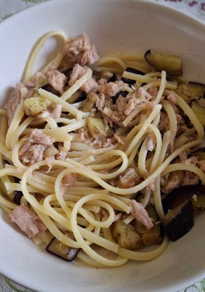 Foto di Linguine con tonno e melanzane #GrembiuleCookpad2026