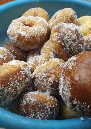 Una foto de Rosquitas con harina para pizza