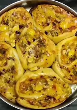 A picture of # Spicy Garlic bread.