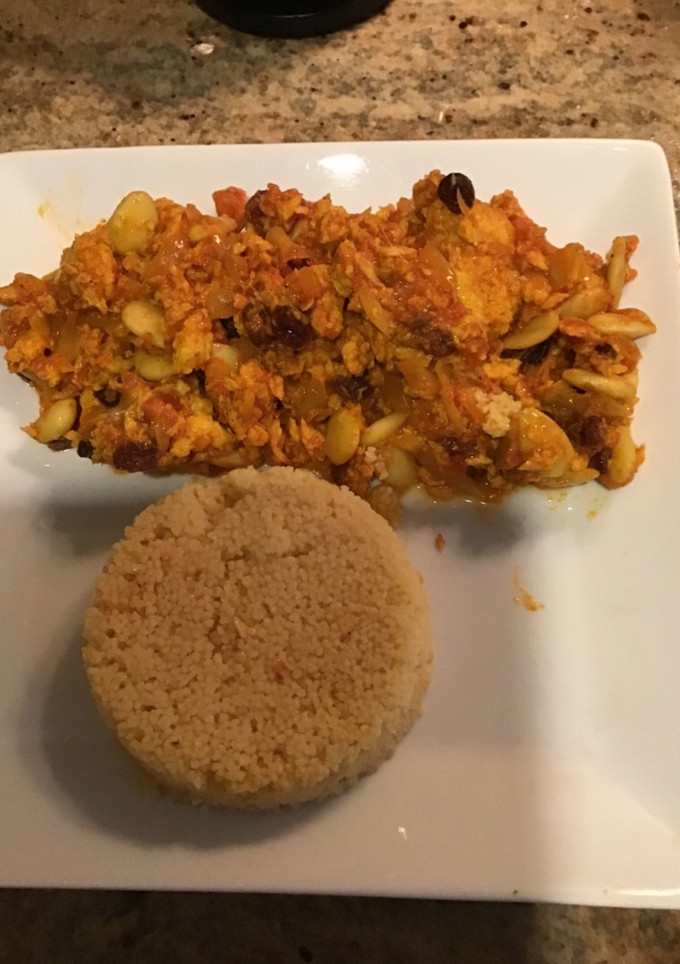 Una foto de Carne vegetal al estilo marroquí con cuscús Thermomix