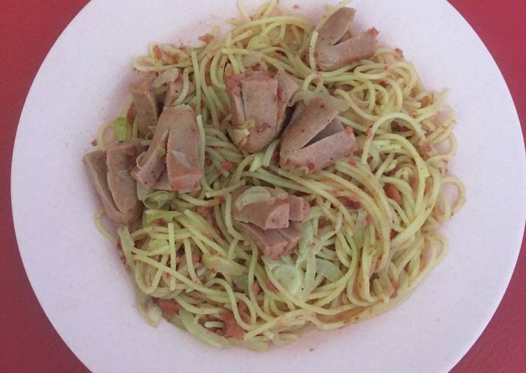 Resep Spagetthi aglio olio homemade yang Lezat Sekali
