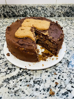 Una foto de Tarta de chocolate y galletas