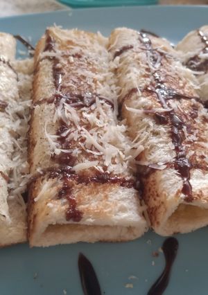 Foto resep Roti Bakar Pisang Coklat Istimewa