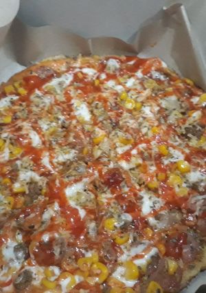 Foto resep Pizza empuk panggang teflon