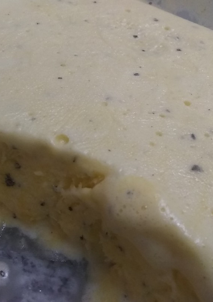 Una foto de Helado casero de maracuyá