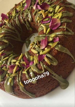 صورة لوصفة كيكة محشيه بكريمه الفستق وصفات tooooha79