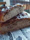 Focaccia "Cinnamon rolls"