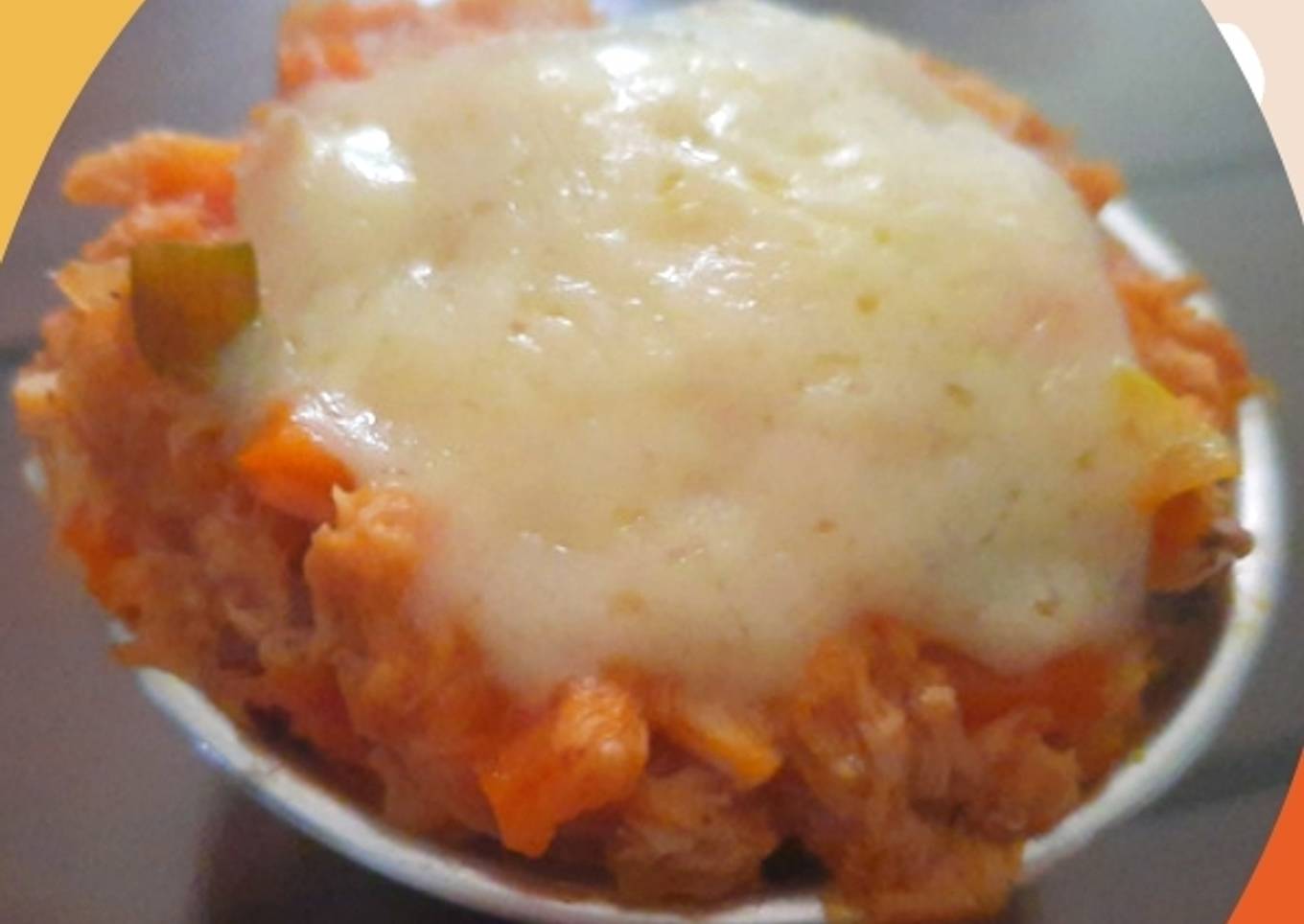 Snack MPASI : Mashed potato with chicken bolognese