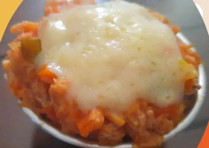 Snack MPASI : Mashed potato with chicken bolognese