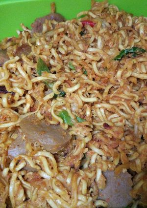 Foto resep Mie goreng bakso