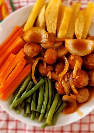 Foto resep Baso goreng saus bistik