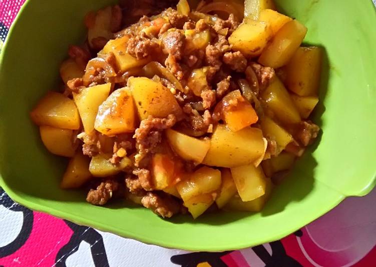 Bumbu Semur Daging Cincang Kentang | Cara Buat Semur Daging Cincang Kentang Yang Bisa Manjain Lidah