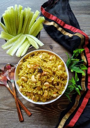 A picture of Pudina Rice.