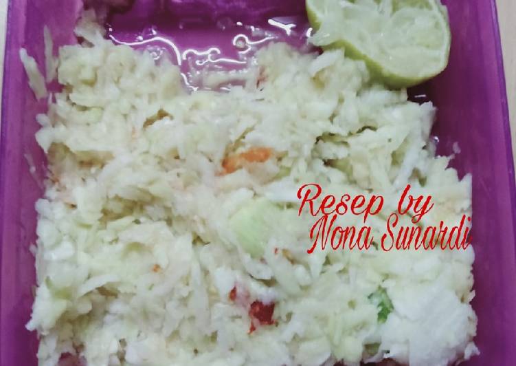 Rujak serut simpel cemilan diet aku π