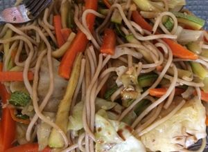 Una foto de Pasta casera estilo oriental