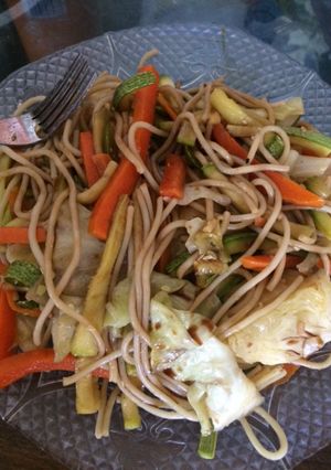 Una foto de Pasta casera estilo oriental