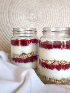 Una foto de Vasitos al estilo cheesecake🍓