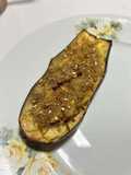 Berinjela assada com zaatar