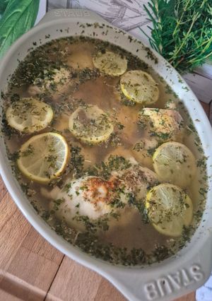 Une photo de Poulet en gelée