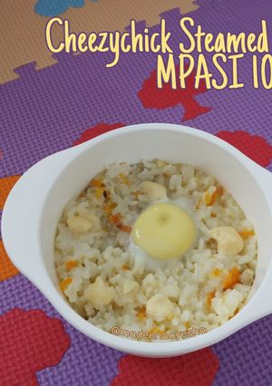 Foto resep Nasi Kukus Keju #MPASI