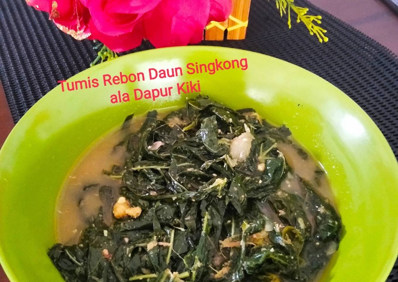 Tumis Rebon Daun Singkong