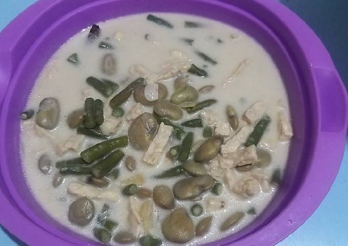 Resep Lodeh kacang panjang kace tempe simple Resep Lodeh kacang panjang kace tempe simple