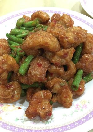 รูปของ “ผัดพริกแกงถั่วแค๊บหมู”#งบ60บาท