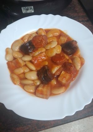 Una foto de Mi versión de Fabada Asturiana