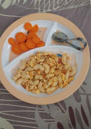 Foto resep Mpasi 1+ Makaroni Telur Keju