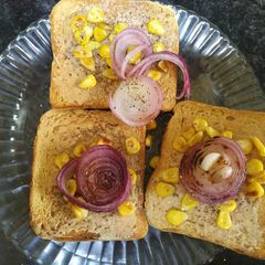 A picture of PEANUT BUTTER TOAST#GA 4 #WEEK 23 (toast).