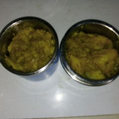 A picture of Turmeric porridge potatoes.