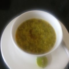 A picture of Green mung dal.