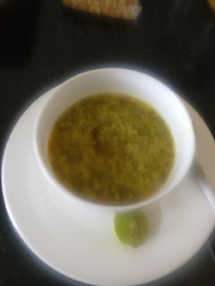 A picture of Green mung dal.
