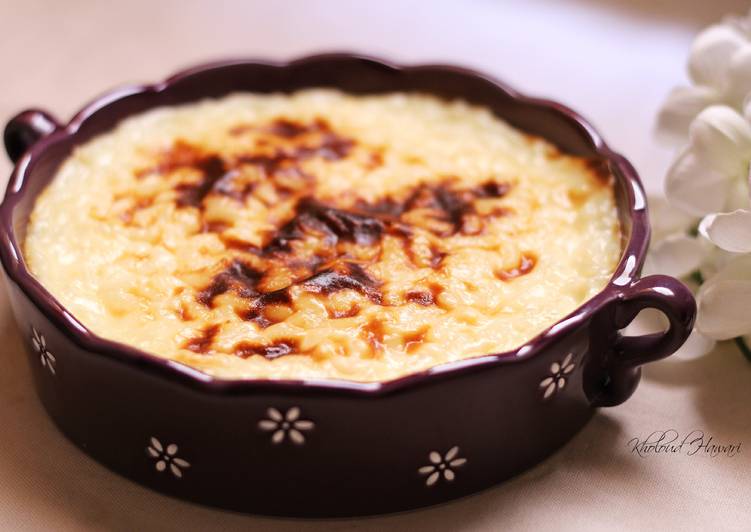 Recipe of Super Quick Homemade Rice Pudding